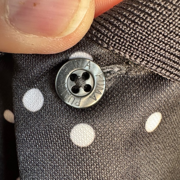 PUMA Men's Performance Short Sleeve‎ 2 Button Polo Shirt Black Size XXL Active - Picture 5 of 14